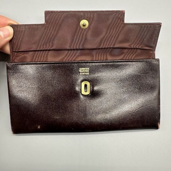Vintage Princess Gardner Cowhide Wallet Brown - Picture 3 of 10
